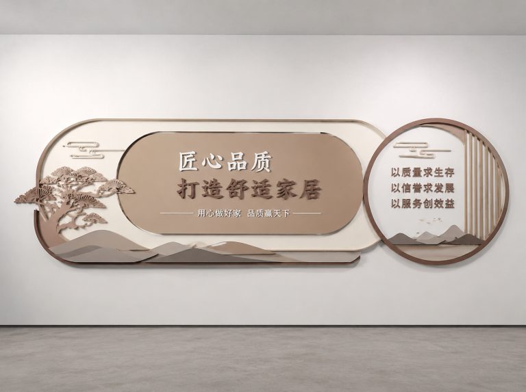 宝安区展厅立体字发光字与灯箱